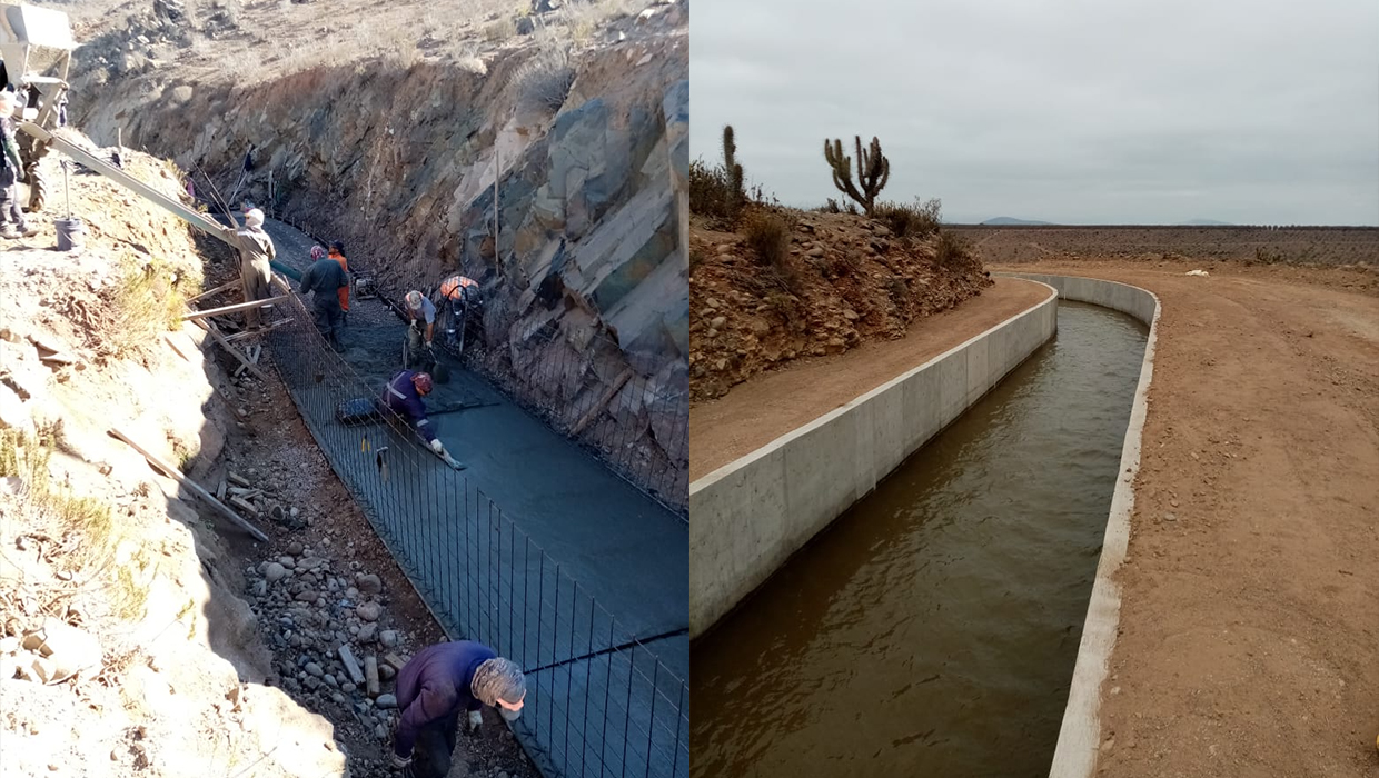 canal villalón, sector la placa